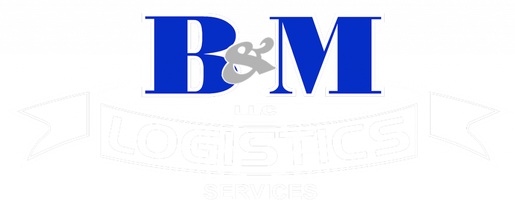 b and m logo blue